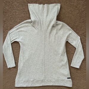Calvin Klein Women’s Light Gray Cowl Turtle Neck Sweater size M